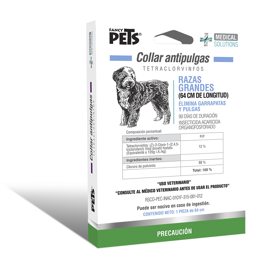 Collar Antipulgas para Razas GrandesFancy Pets Medical Solutions