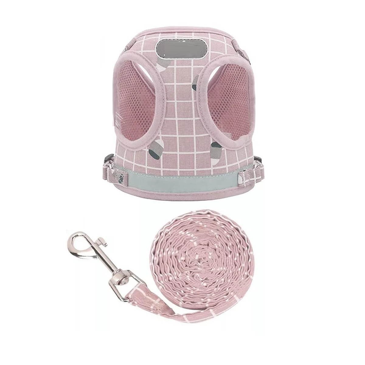 Correa con Arnés Eo Safe Imports Esi12209 Rosa 2 Piezas para Mascota