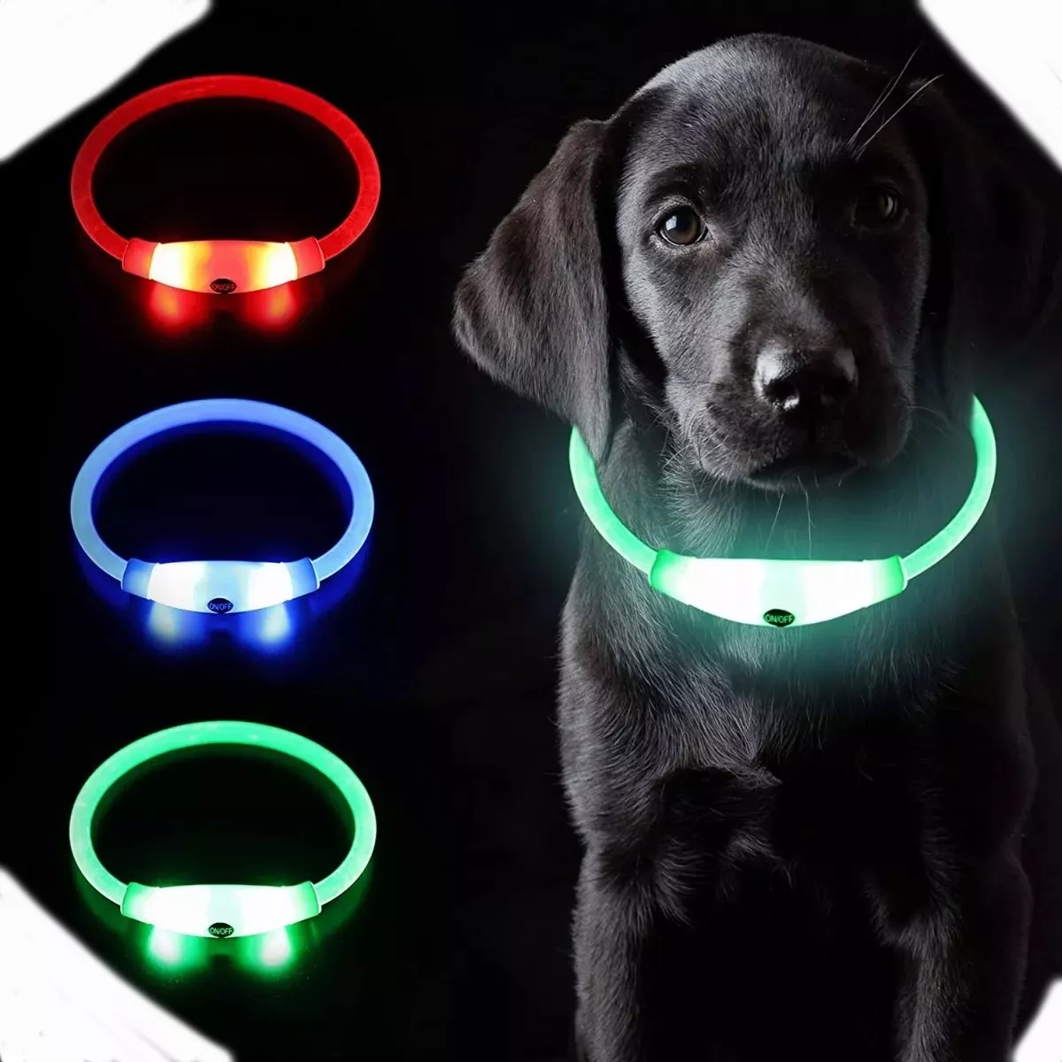 Collar de Luz para Perros Eo Safe Imports Esi-12852 Recargable
