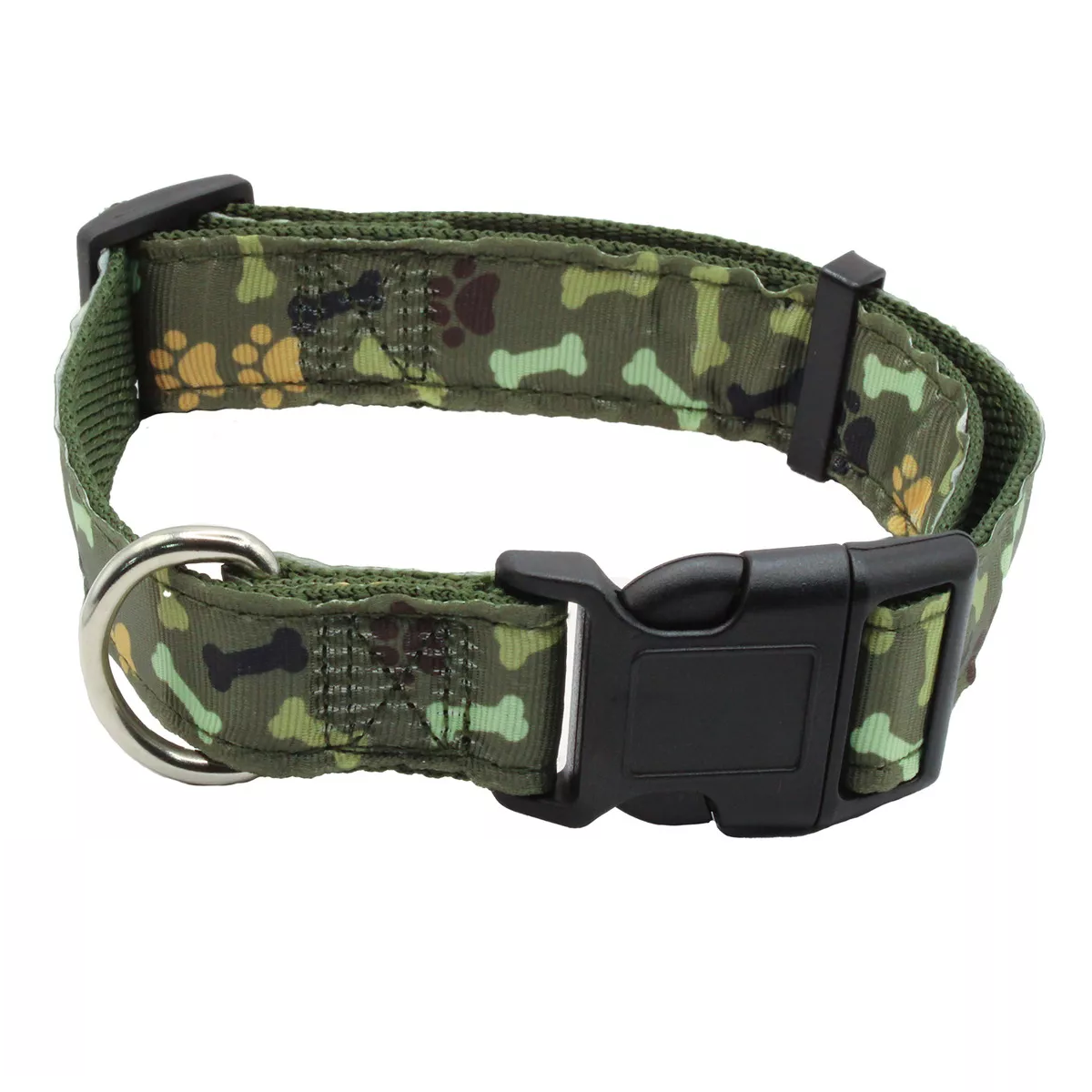 Collar Para Perros Razas Chicas Y Pequeñas Color Huesos Militar Eo Safe Imports Esi-14179 Verde