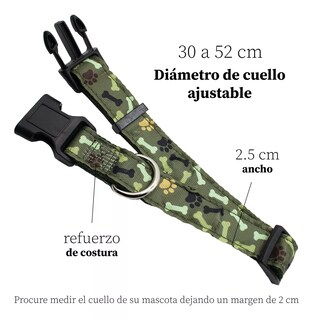 Foto 3 | Collar Para Perros Razas Chicas Y Pequeñas Color Huesos Militar Eo Safe Imports Esi-14179 Verde