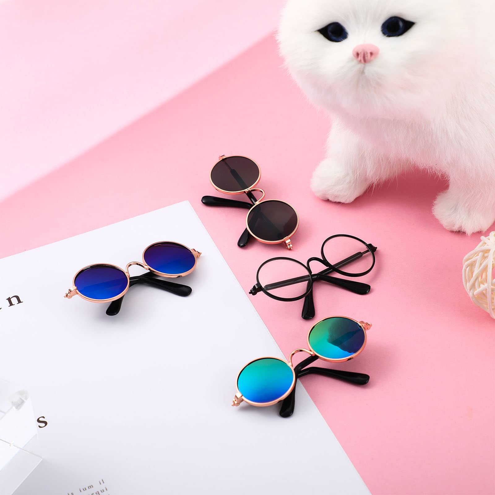 Foto 5 pulgar | Set De Gafas De Sol Para Disfraces De Halloween Con Corbata De Perro, 8 Unidades - Venta Internacional.