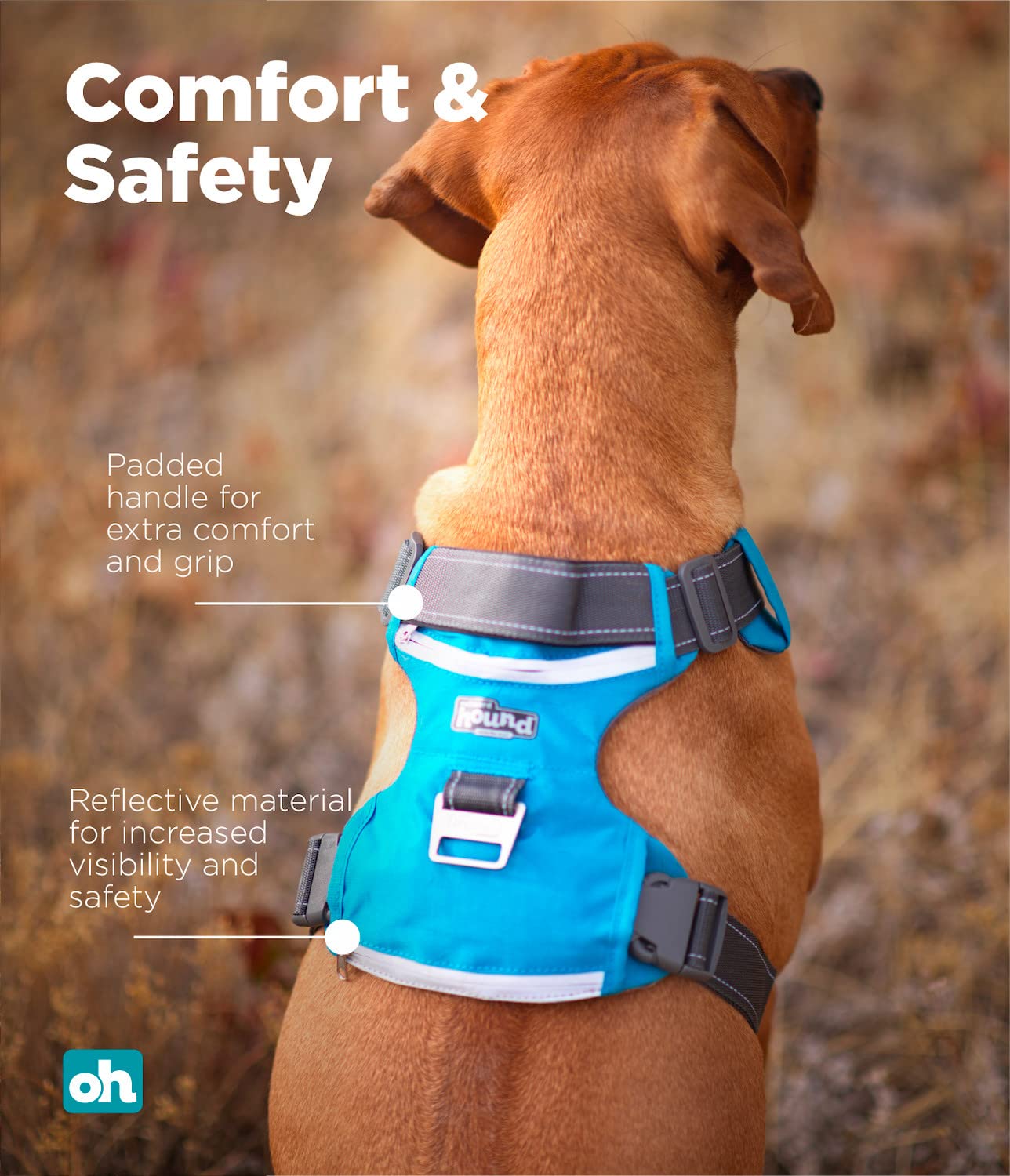 Foto 4 | Arnés Para Perros Outward Hound Boulder Adventure Turquesa S - Venta Internacional.