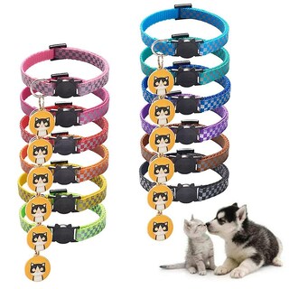Foto 1 | Collar Brillante Para Gatos Con Estampado Clásico A Cuadros De Nailon Reflecti - Venta Internacional.