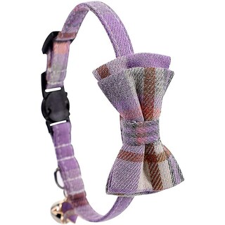 Foto 1 | Collares Con Forma De Gato Huoguo, Bonito Colgante De Amor, Con Campana Pequeña, Color Morado - Venta Internacional.