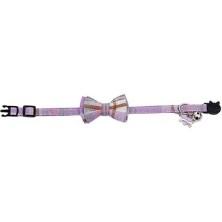 Foto 4 | Collares Con Forma De Gato Huoguo, Bonito Colgante De Amor, Con Campana Pequeña, Color Morado - Venta Internacional.