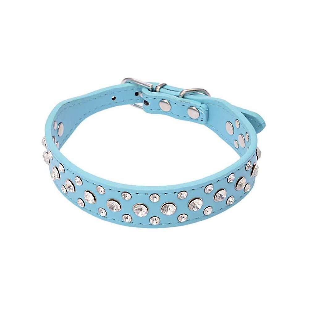 Foto 6 pulgar | Collar Huoguo Leather Sparkling Ajustable Para Perro Y Gato - Venta Internacional.