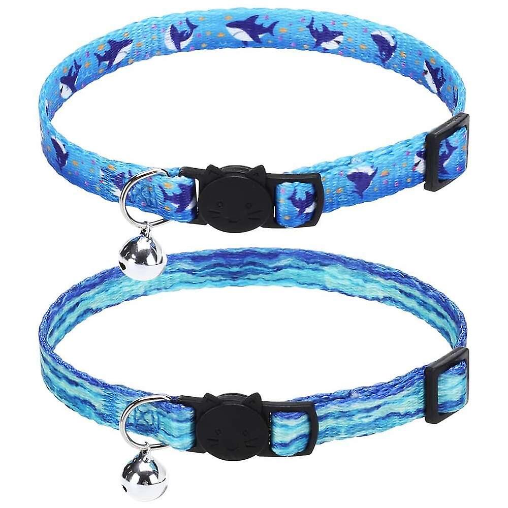 Foto 6 pulgar | Collar Para Gatos Huoguo Natural Scenery Breakaway Con Cascabeles X2 - Venta Internacional.