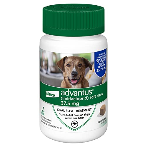 Foto 2 pulgar | Tratamiento Antipulgas Masticable Para Perros Grandes Advantus 7 Comprimidos - Venta Internacional.