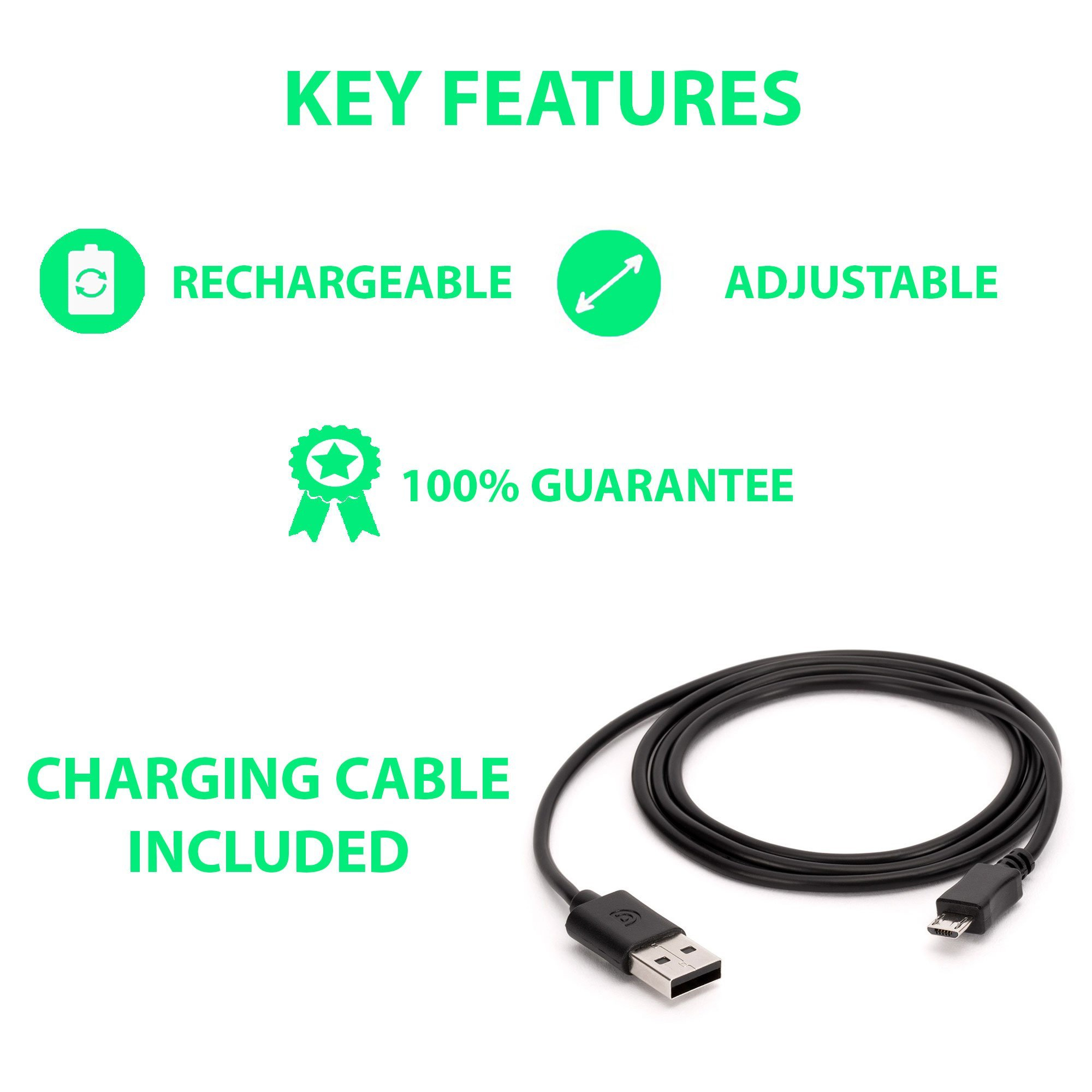 Foto 4 pulgar | Collar De Seguridad Led Para Perros Fun Pets Recargable Por Usb, Verde, Grande - Venta Internacional.