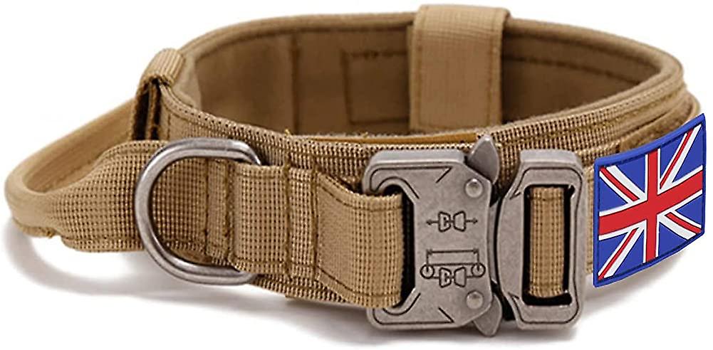 Foto 5 pulgar | Collar Táctico Para Perros Huoguo, Bandera Del Reino Unido, De Nailon - Venta Internacional.