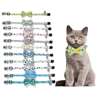 Foto 4 | Collar Para Gatos Breakaway Con Pajarita En Forma De Campana, Bonito Collar Para Mascotas Y Gatitos - Venta Internacio