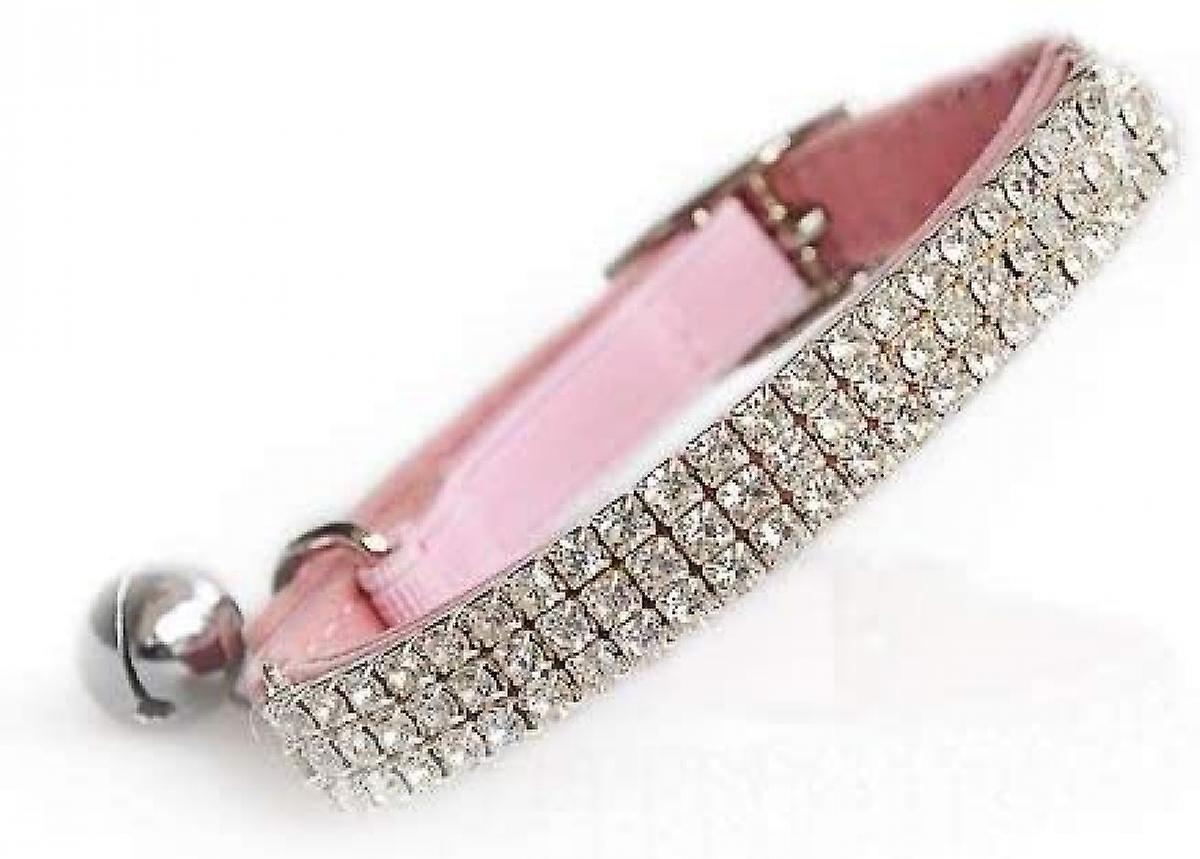 Collar Huoguo, De Terciopelo Suave, Seguro Para Gatos, Ajustable, Brillante - Venta Internacional.