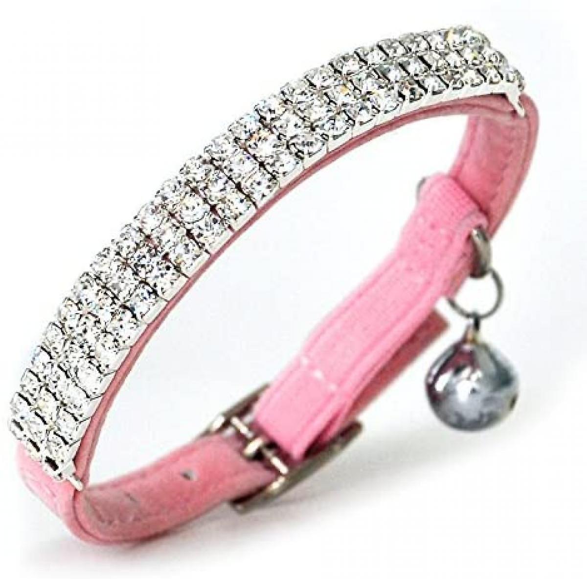 Foto 6 pulgar | Collar Huoguo, De Terciopelo Suave, Seguro Para Gatos, Ajustable, Brillante - Venta Internacional.