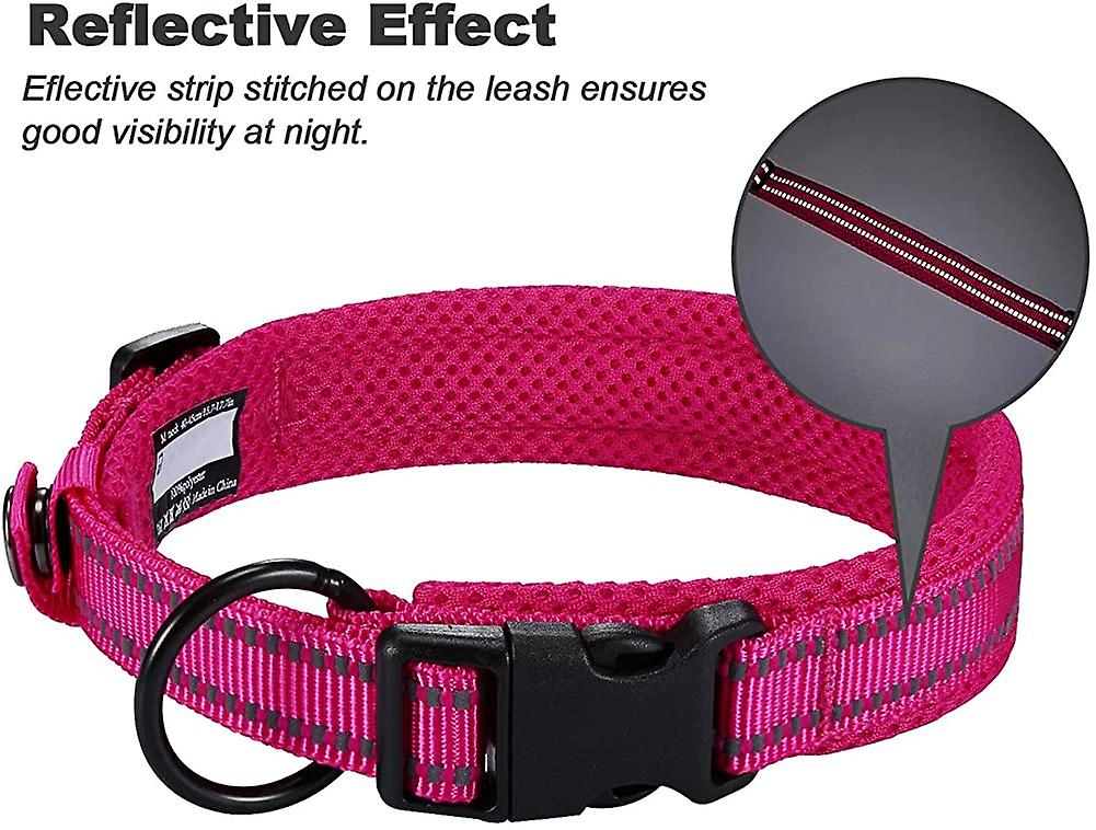 Foto 4 pulgar | Collar Para Perro Huoguo Classic, Ajustable, Reflectante, Acolchado - Venta Internacional.