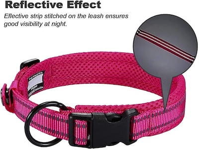 Foto 3 | Collar Para Perro Huoguo Classic, Ajustable, Reflectante, Acolchado - Venta Internacional.