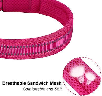 Foto 4 | Collar Para Perro Huoguo Classic, Ajustable, Reflectante, Acolchado - Venta Internacional.