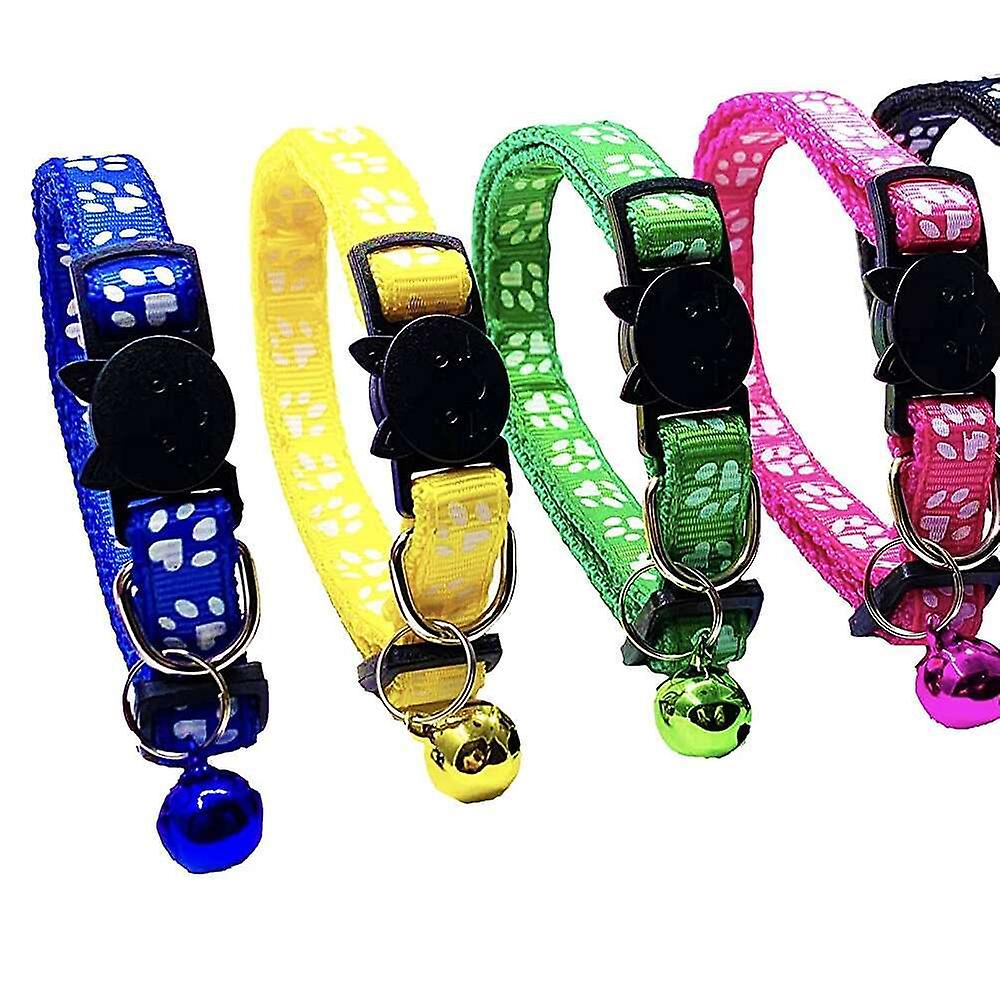 Collar Para Gatos Huoguo Breakaway Ajustable De 8 A 12 Pulgadas, Juego De 6 - Venta Internacional.