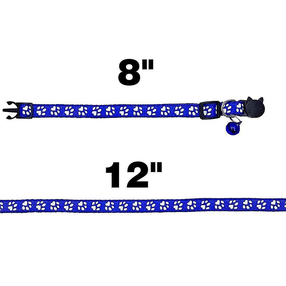 Foto 5 pulgar | Collar Para Gatos Huoguo Breakaway Ajustable De 8 A 12 Pulgadas, Juego De 6 - Venta Internacional.
