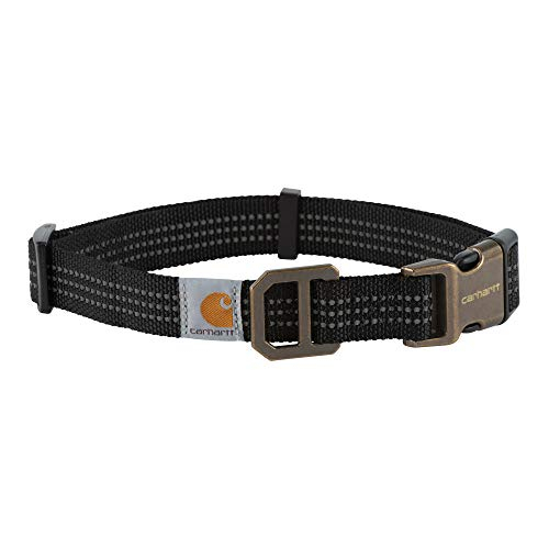 Collar Para Perro Carhartt Tradesman Negro/latón Cepillado M-l - Venta Internacional.
