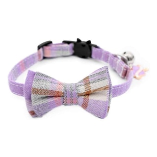 Foto 1 | Collar Para Gatos Huoguo Para San Valentín Con Pajarita Y Campana, Color Rosa - Venta Internacional.