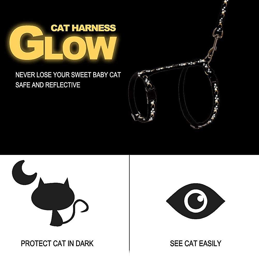 Foto 4 pulgar | Arnés Y Correa Para Gatos Huoguo, Protección De Escape Ajustable - Venta Internacional.