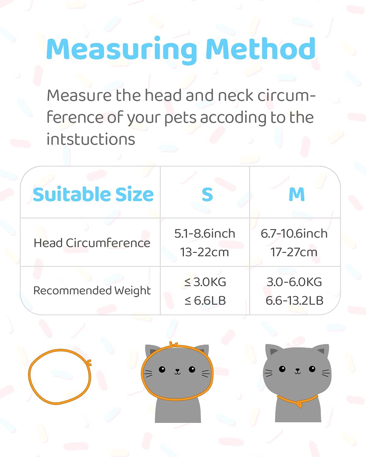 Foto 6 pulgar | Collar Recovery Collar Huoguo Con Forma De Rosquilla Ajustable Para Gato S, 3 Kg - Venta Internacional.