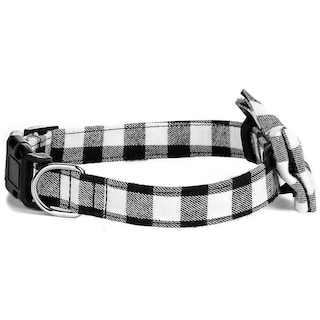 Foto 4 | Collar Para Mascotas, Perros Y Gatos Huoguo, Pajarita Cuadriculada, Ajustable, Color Rojo S - Venta Internacional.