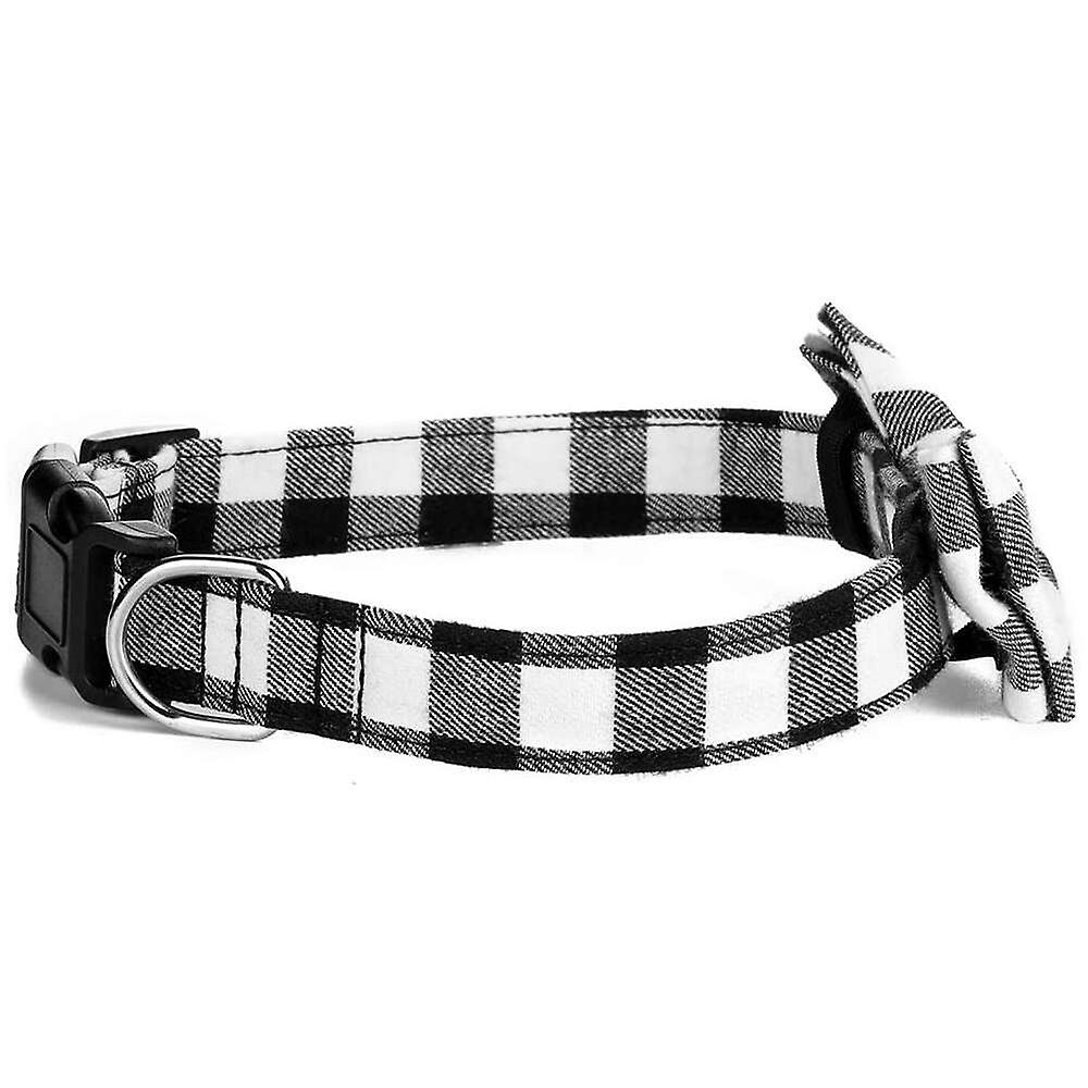 Foto 4 pulgar | Collar Para Mascotas, Perros Y Gatos, Huoguo, Pajarita Cuadriculada, Ajustable, Roja, Pequeña - Venta Internacional.