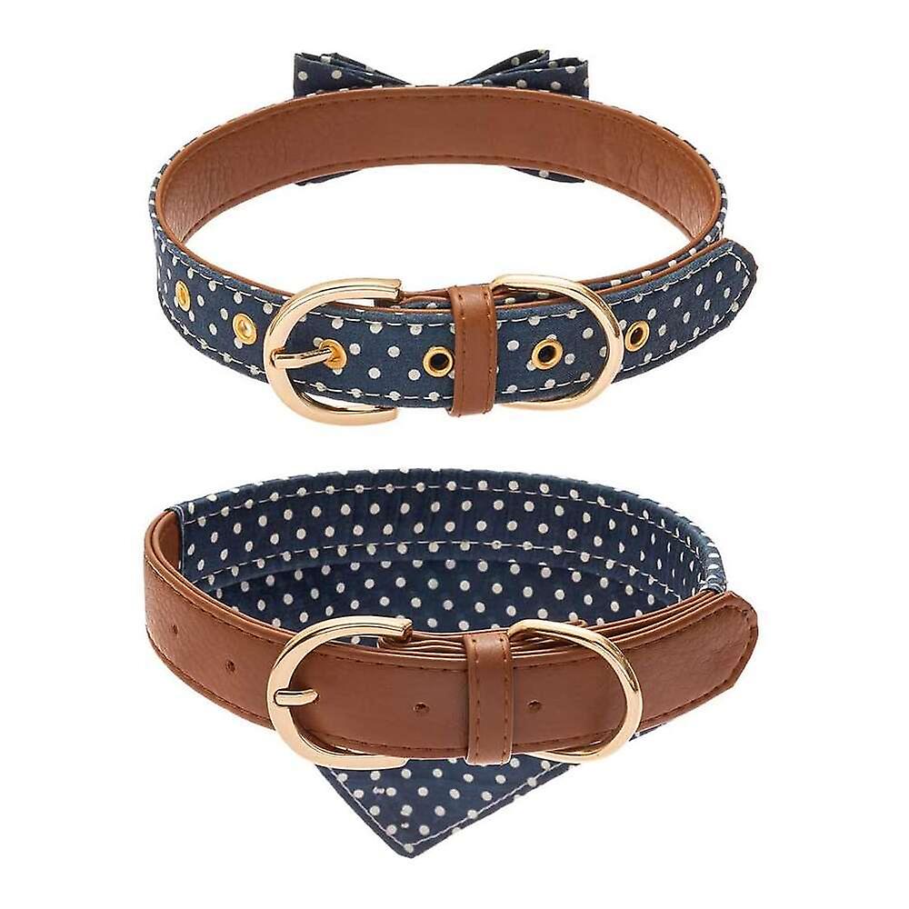 Foto 5 pulgar | Pajarita Para Cuello De Perro Con Campana, Paquete De 2, Diseño Clásico A Cuadros Huoguo - Venta Internacional.