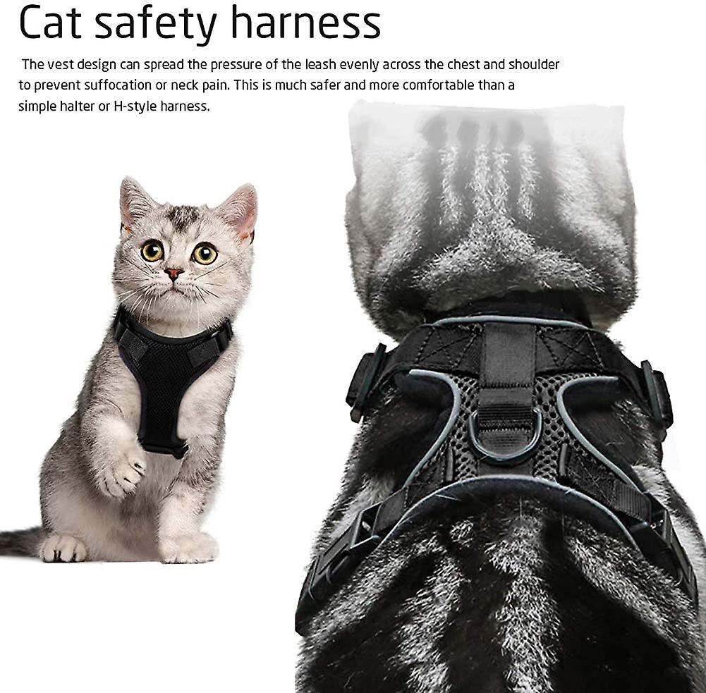 Arnés Para Gatos Huoguo Correa De Poliéster Transpirable A Prueba De Fugas - Venta Internacional.