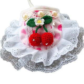 Foto 1 | Pañuelo De Algodón Con Forma De Jaula Para Pájaros, Baño Con Forma De Cerezo, Talla S - Venta Internacional.