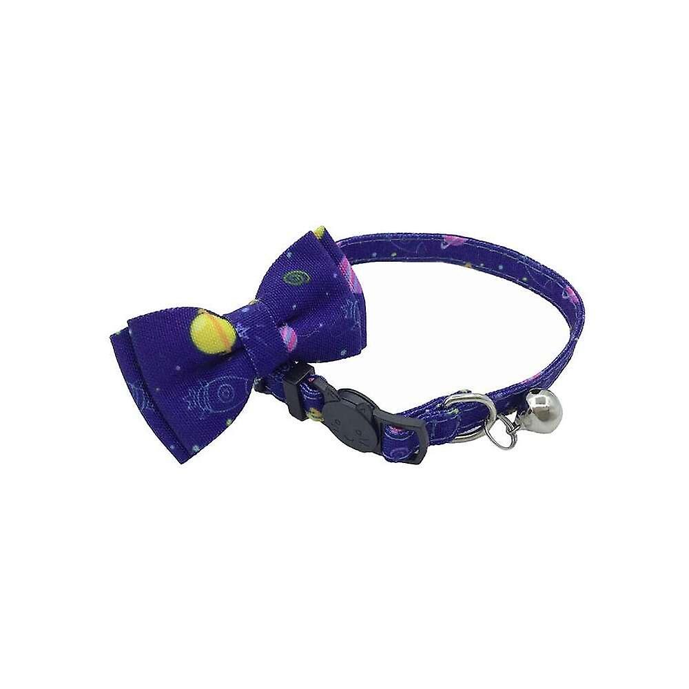 Collar Para Gatos Breakaway Con Pajarita, Campana, Arcoíris, Para Gatos Y Niños Pequeños - Venta Internacional.