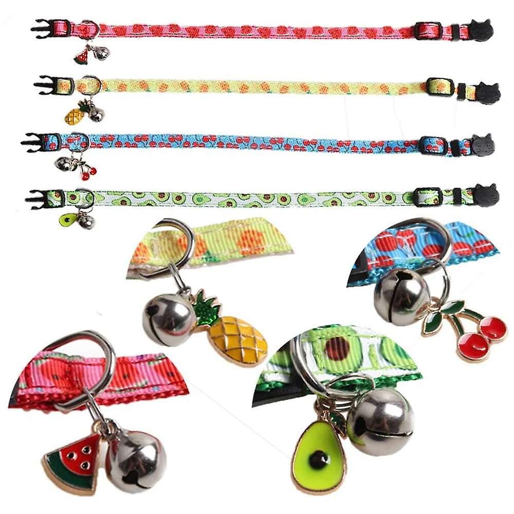 Collar De Gato, Collar Ajustable De Leopardo Para Mascotas Con Pajarita - Venta Internacional.