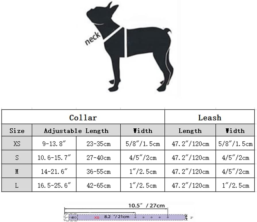 Foto 3 pulgar | Collar De Nailon Reflectante Para Cachorros, Más Seguro Por La Noche, Para Niña - Venta Internacional.