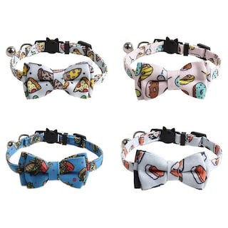 Foto 4 | Collar De Gato Breakaway Con Bonita Pajarita Para Gatito - Venta Internacional.