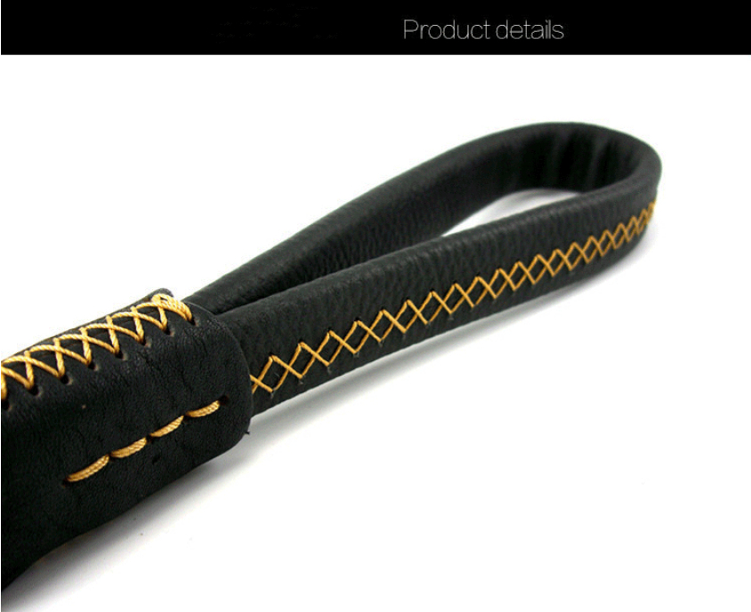 Correa De Cadena Corta Para Perros, A Prueba De Explosiones, Grande, Negra - Venta Internacional.