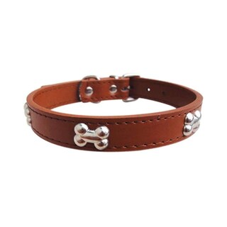 Foto 5 | Collar De Perro Huoguo Ajustable De Piel Sintética Acolchada Para Mascotas - Venta Internacional.