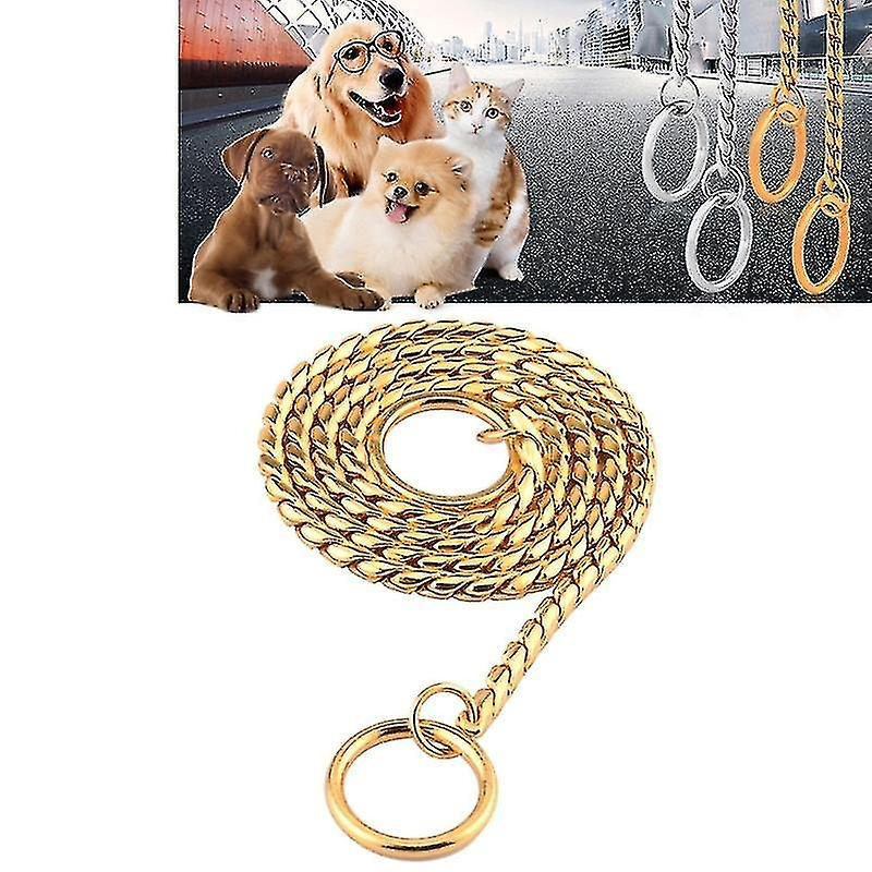 Collares Para Mascotas, Correa Para El Cuello De Perro, Cadena Con Forma De Serpiente, 60 Cm - Venta Internacional.