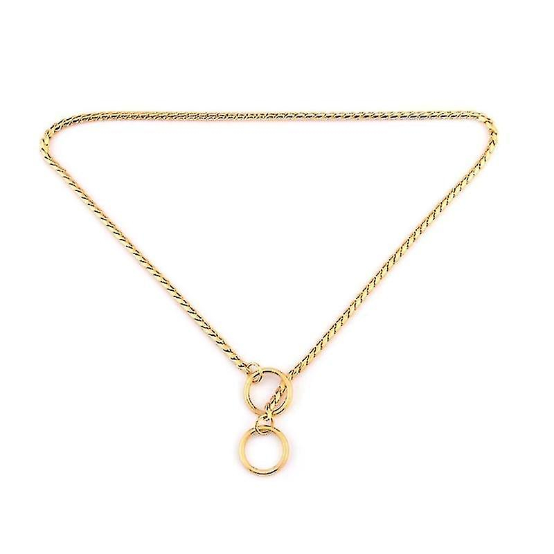 Foto 2 | Collares Para Mascotas, Correa Para El Cuello De Perro, Cadena Con Forma De Serpiente, 60 Cm - Venta Internacional.