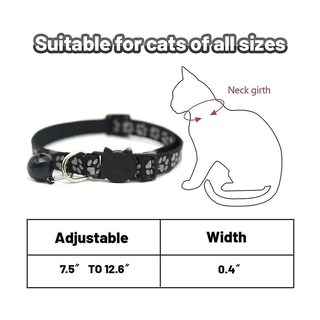 Foto 3 | Collares Para Gatos Huoguo, 8 Unidades, Con Campana Ajustable Para Gatos Pequeños - Venta Internacional.