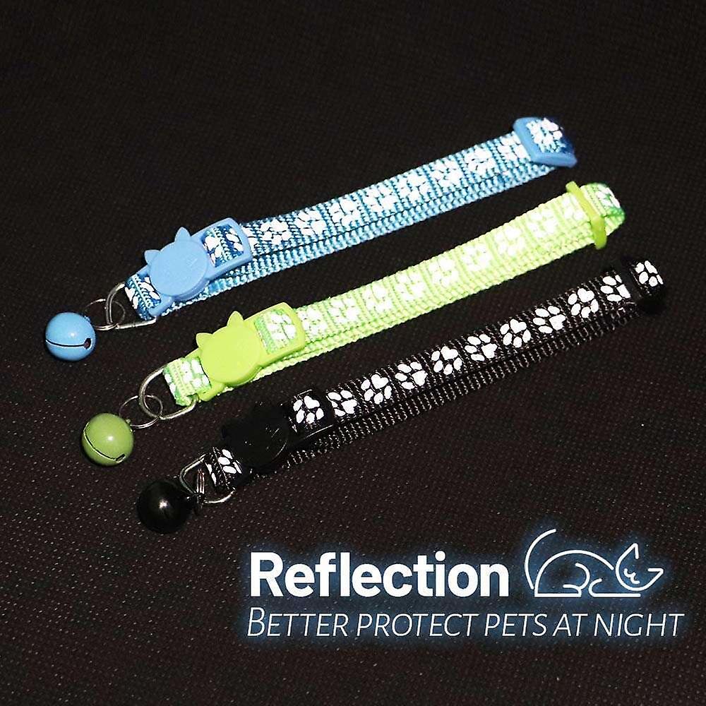 Foto 5 pulgar | Collares Para Gatos Huoguo, 8 Unidades, Con Campana Ajustable Para Gatos Pequeños - Venta Internacional.
