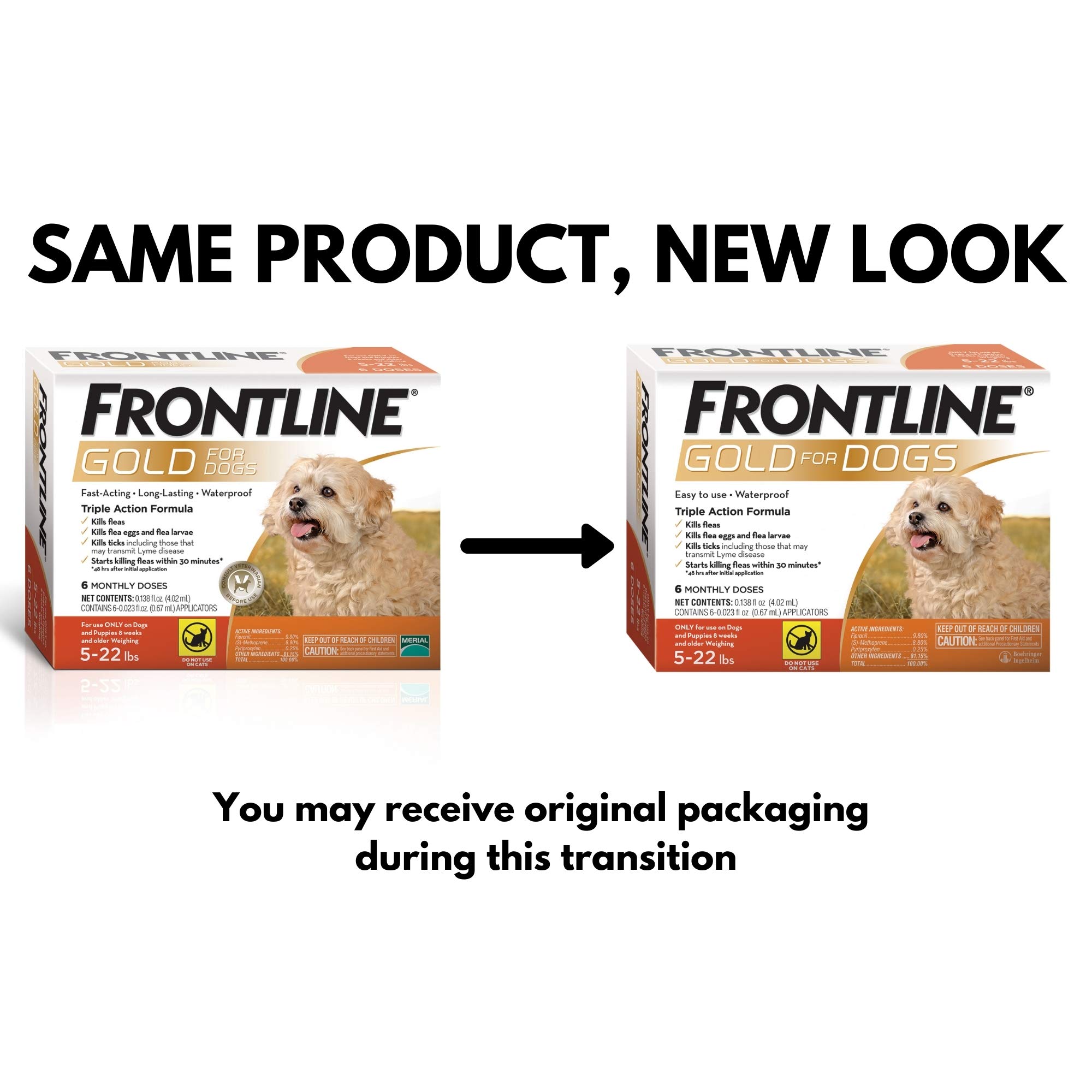 Foto 3 pulgar | Tratamiento Antipulgas Y Garrapatas Frontline Gold Para Perros Pequeños De 2,3 A 10 Kg - Venta Internacional.