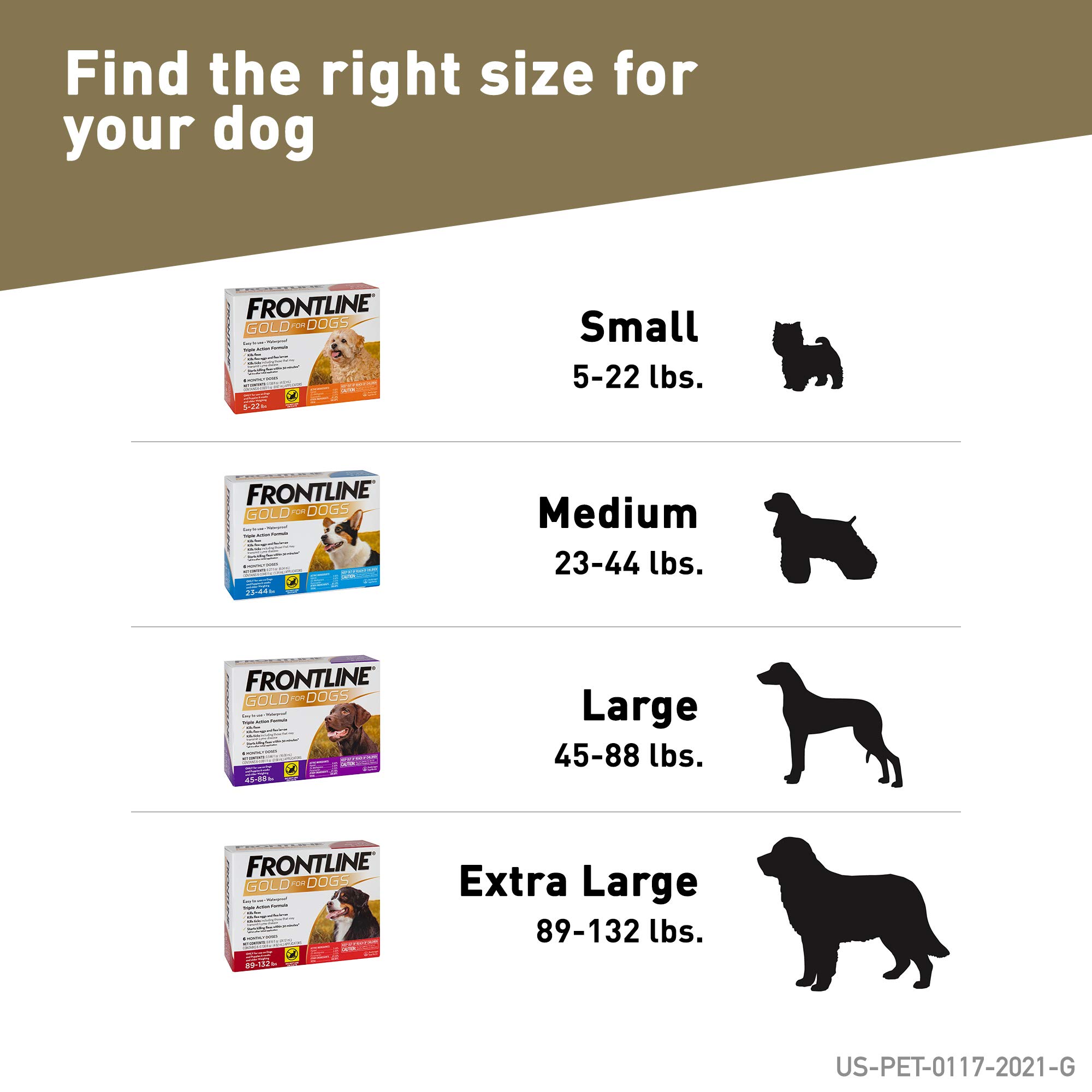 Foto 7 pulgar | Tratamiento Antipulgas Y Garrapatas Frontline Gold Para Perros Pequeños De 2,3 A 10 Kg - Venta Internacional.