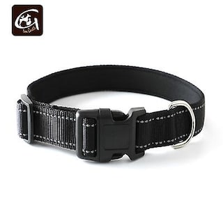 Foto 1 | Collar Para Mascotas Collar Reflectante Para Perros De Nailon Negro Sanlin Beans - Venta Internacional.