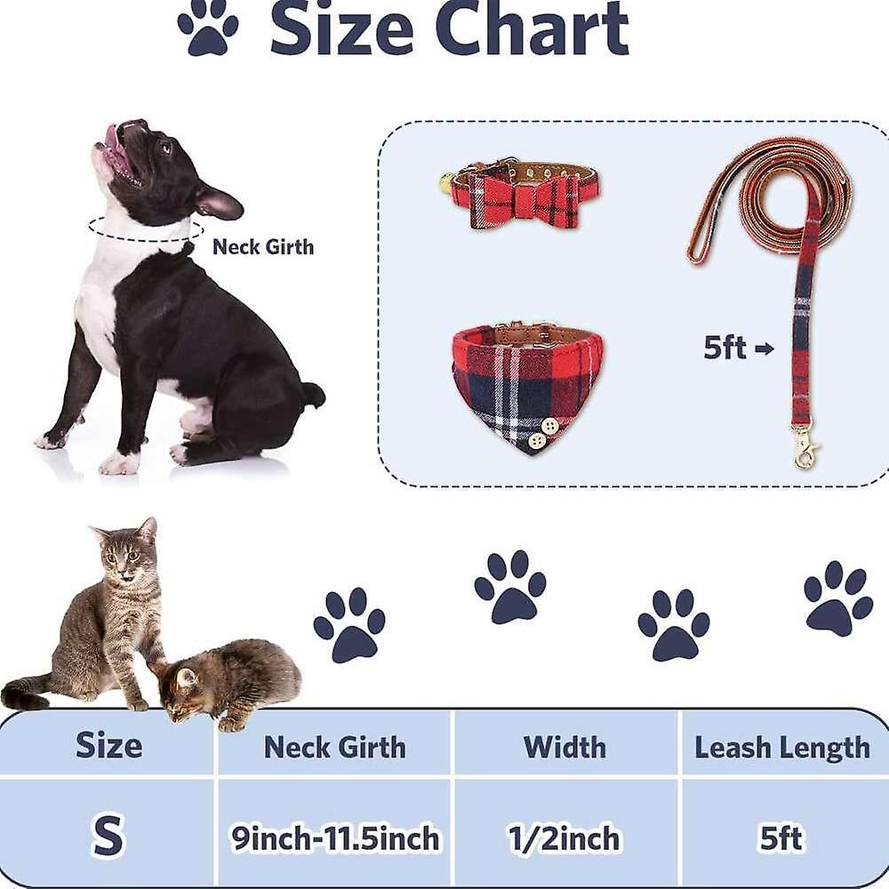 Foto 2 pulgar | Conjunto De Collar Para Perro, Pajarita Con Correa De Cuero Suave | Huoguo - Venta Internacional.