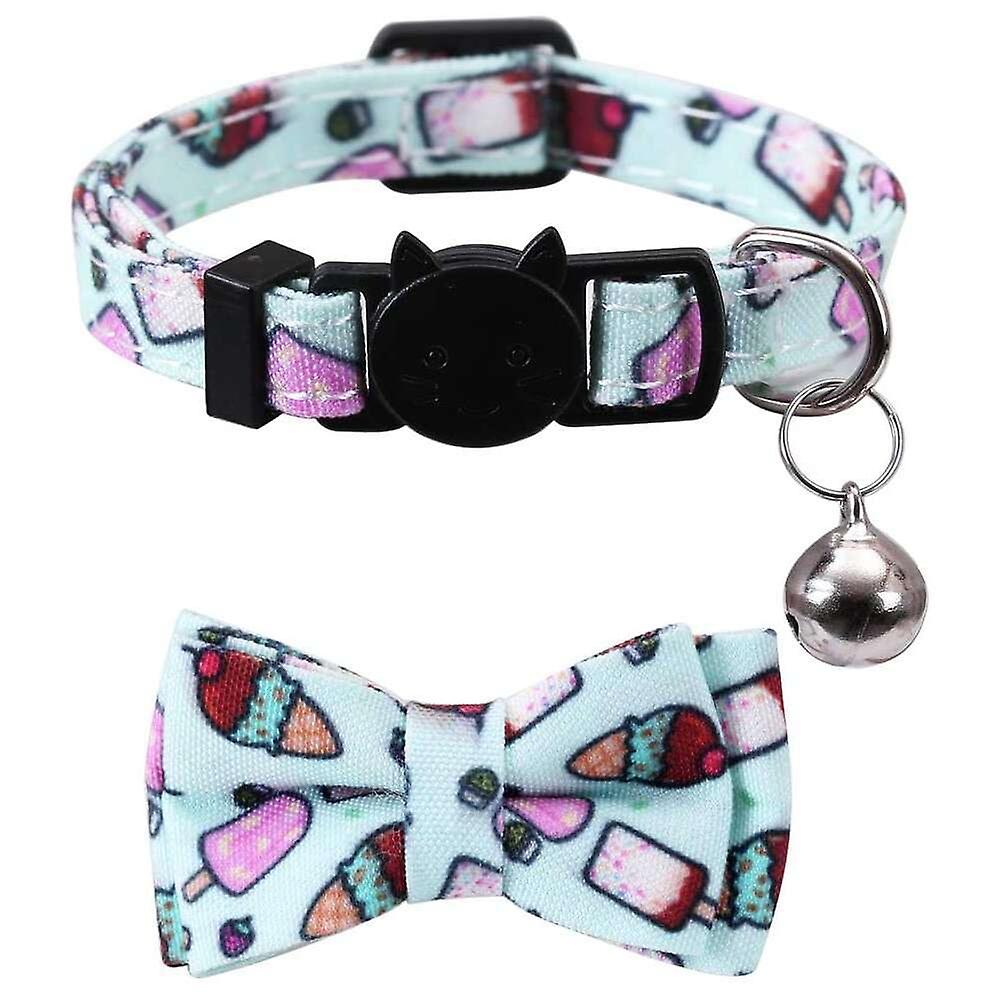 Foto 3 pulgar | Juego De Collares Para Gatos Huoguo Breakaway Con Pajarita Y Campana (paquete De 2) - Venta Internacional.