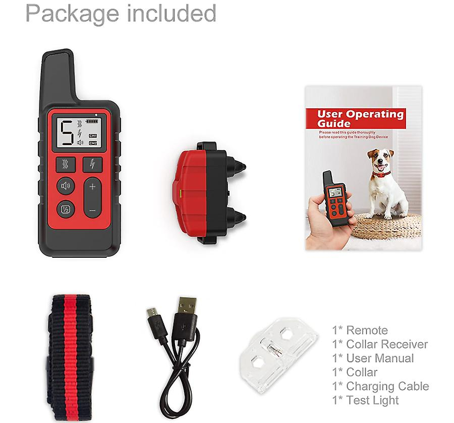 Foto 5 | Collar De Adiestramiento Sarah Impermeable De 500 M Con Mando A Distancia Para Perros - Venta Internacional.