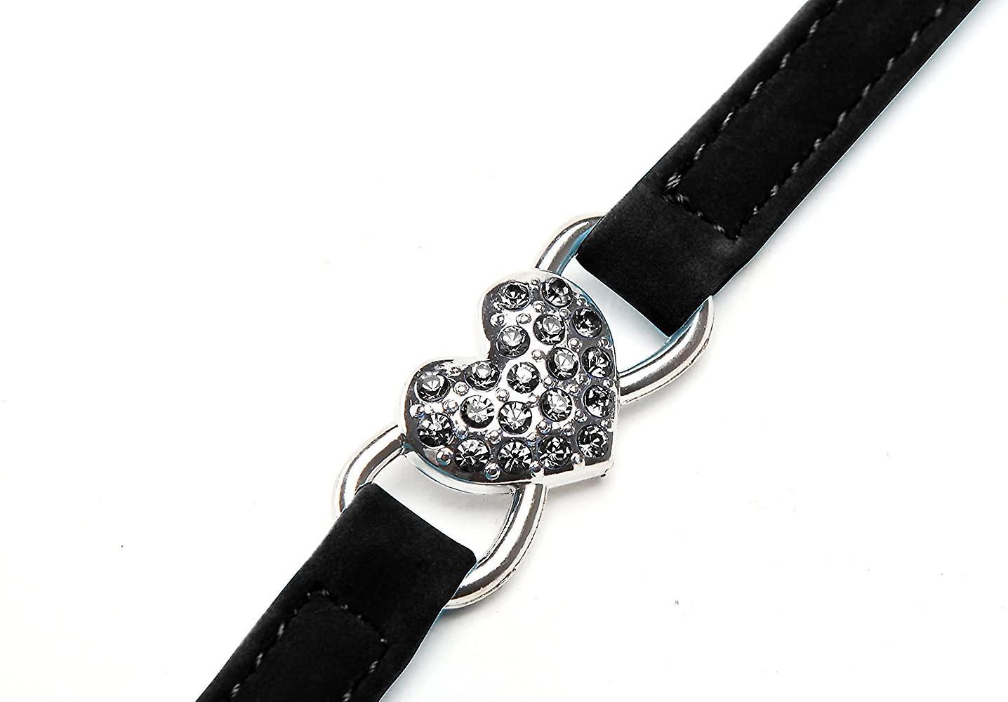 Foto 3 pulgar | Collar Para Gatos Huoguo Heart Bling Con Cinturón De Seguridad Y Campana, 20-28 Cm - Venta Internacional.