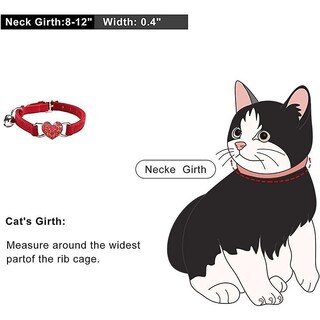 Foto 4 | Collar De Piel Con Pedrería Y Cascabeles Para Gatos - Venta Internacional.
